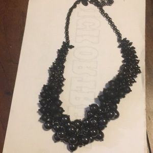 Choker style necklace with adjustable clasp